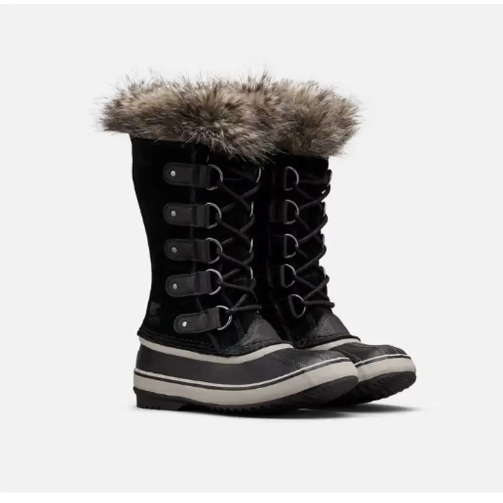Sorel Women's Black Quarry Joan Of Arctic Waterproof Snow Boot Size 7